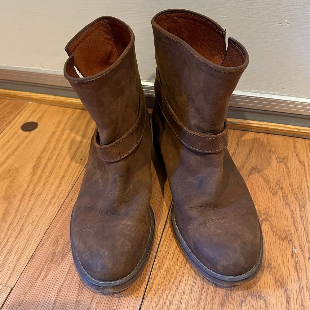 Madewell Pull-On Leather Boots - Sz 7